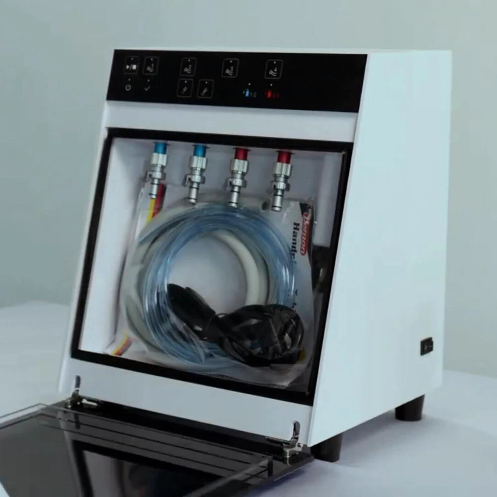 Electric Dental Handpiece Maintenance Oil System Implant Contra Angle Automatic Cleaning Lubricating Equipment