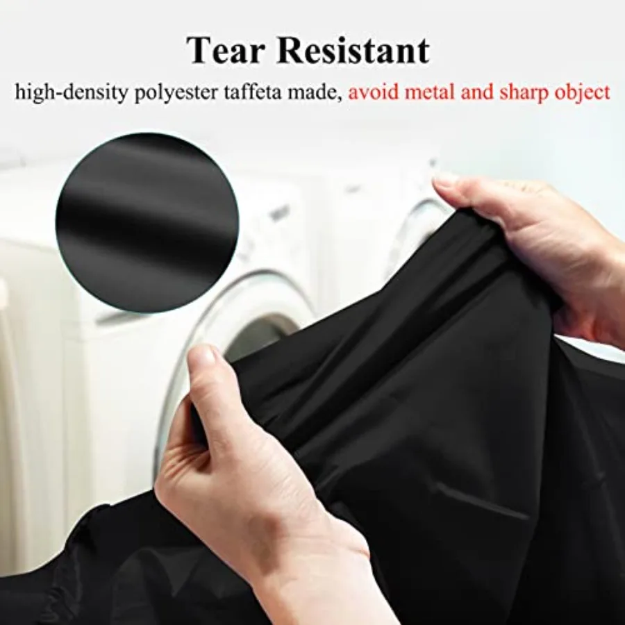 Medium Laundry Bag Heavy Duty Travel Dirty Clothes Bag 2pcs Machine Washable Laundry Bag with Drawstring Closure for Home Dorm,