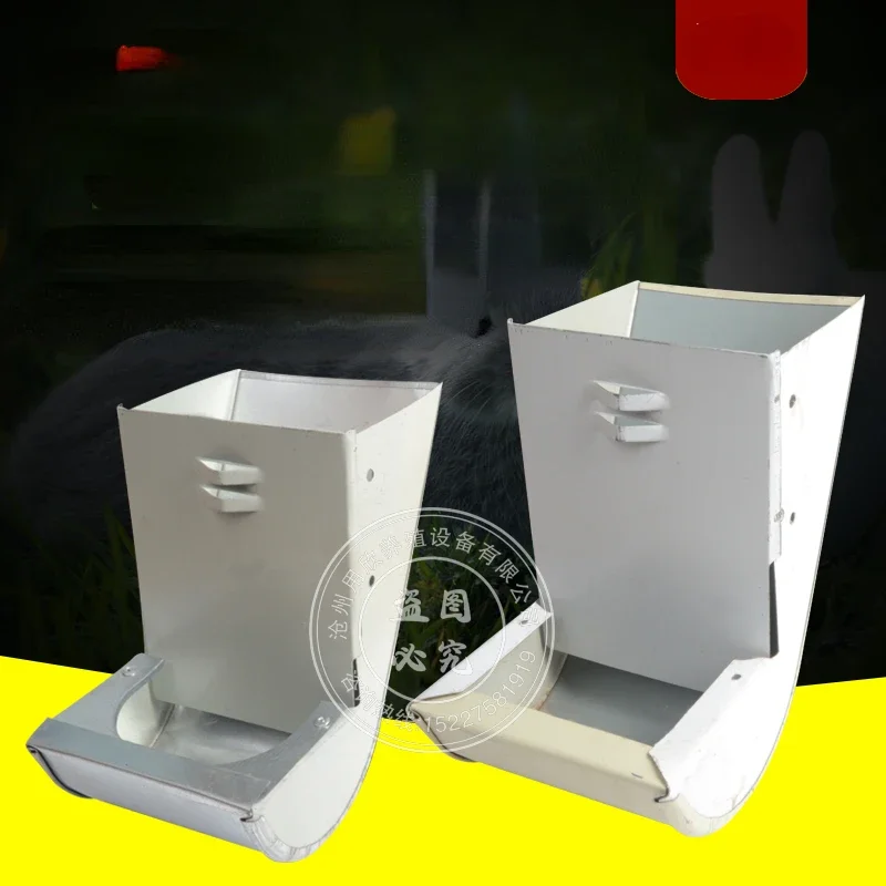 6PCS  Rabbit, raccoon dog, fox feed trough thickened/anti picking material rabbit feed box/feed box/12CM feed trough