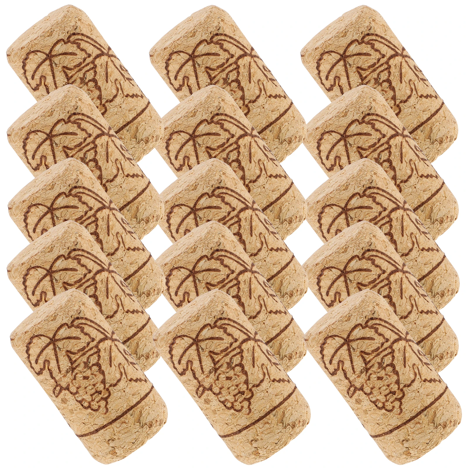 

25pcs Synthetic Cork Stoppers for Bottle Decorations Reusable Tasteless Pollution Free Bulk Manual Oak Plugs