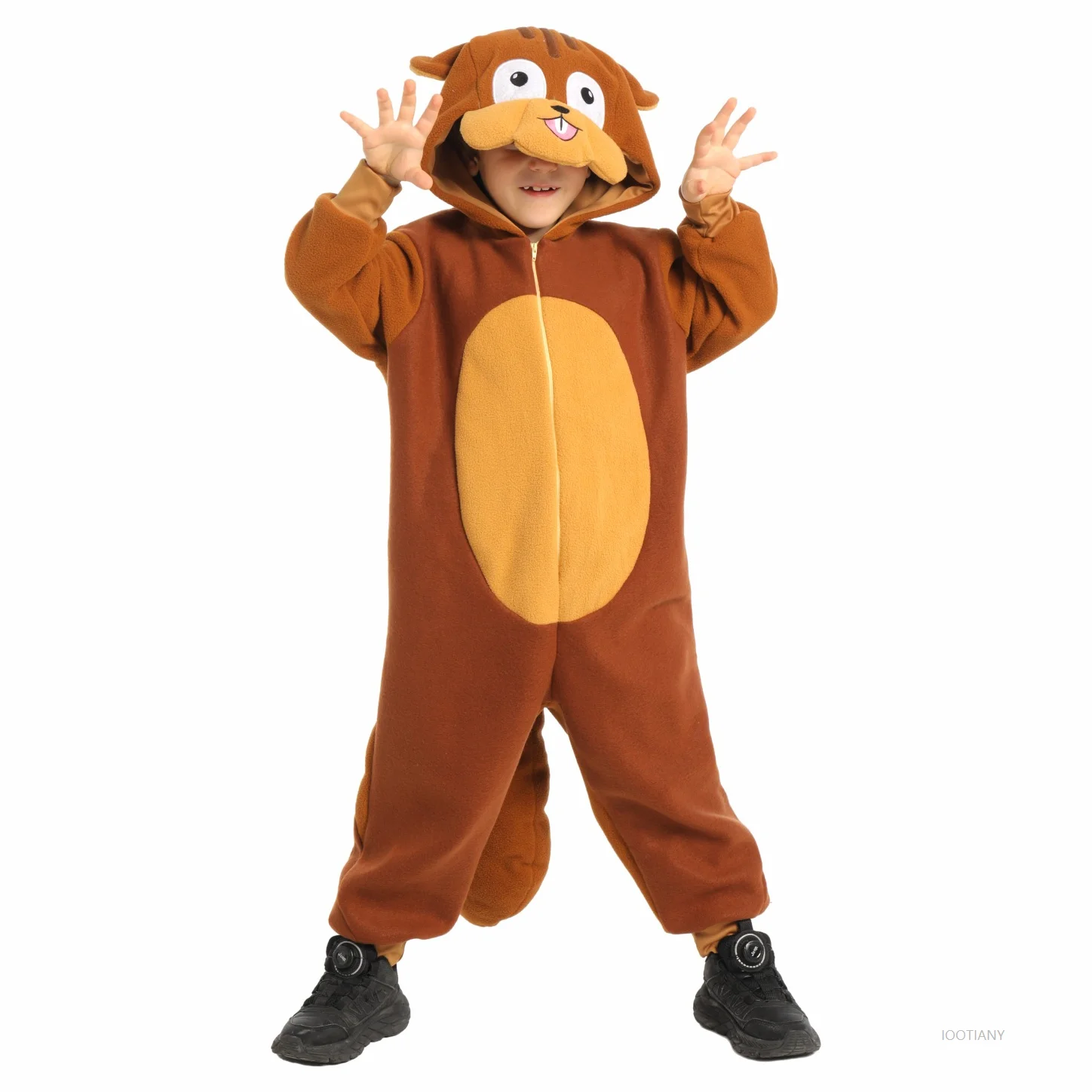 الأطفال الكرتون السنجاب نيسيي منامة الحيوان نيسيي الفتيان والفتيات ملابس المنزل لطيف أنيمي عطلة حفلة لعب الأدوار زي #5