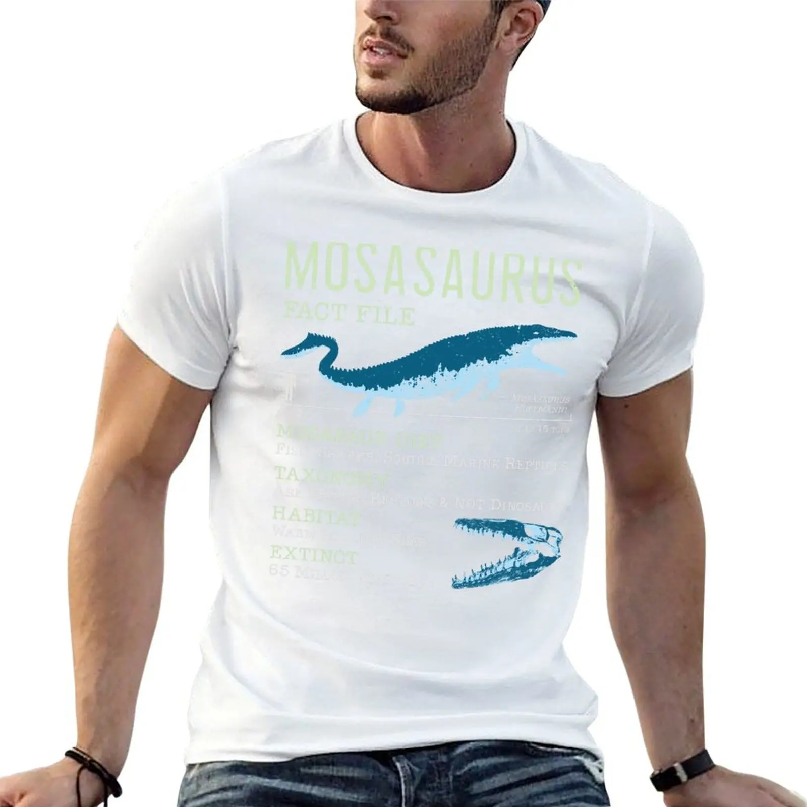 Mosasaurus Facts T-Shirt oversizeds oversize t-shirts man heavyweight t shirts for men