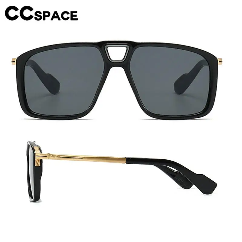 56865 Retro Pilot Shades Men Square Gradient Color Sunglasses Driver Glasses Outdoors Riding Protection Sunshade Mirror Uv400