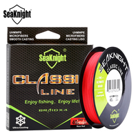 SALE! SeaKnight Brand CLASSIC 300M Fishing Line, 4 Strands Braided Fishing Line 6-80LB for Carp Fishing PE Line Fishing Tackle