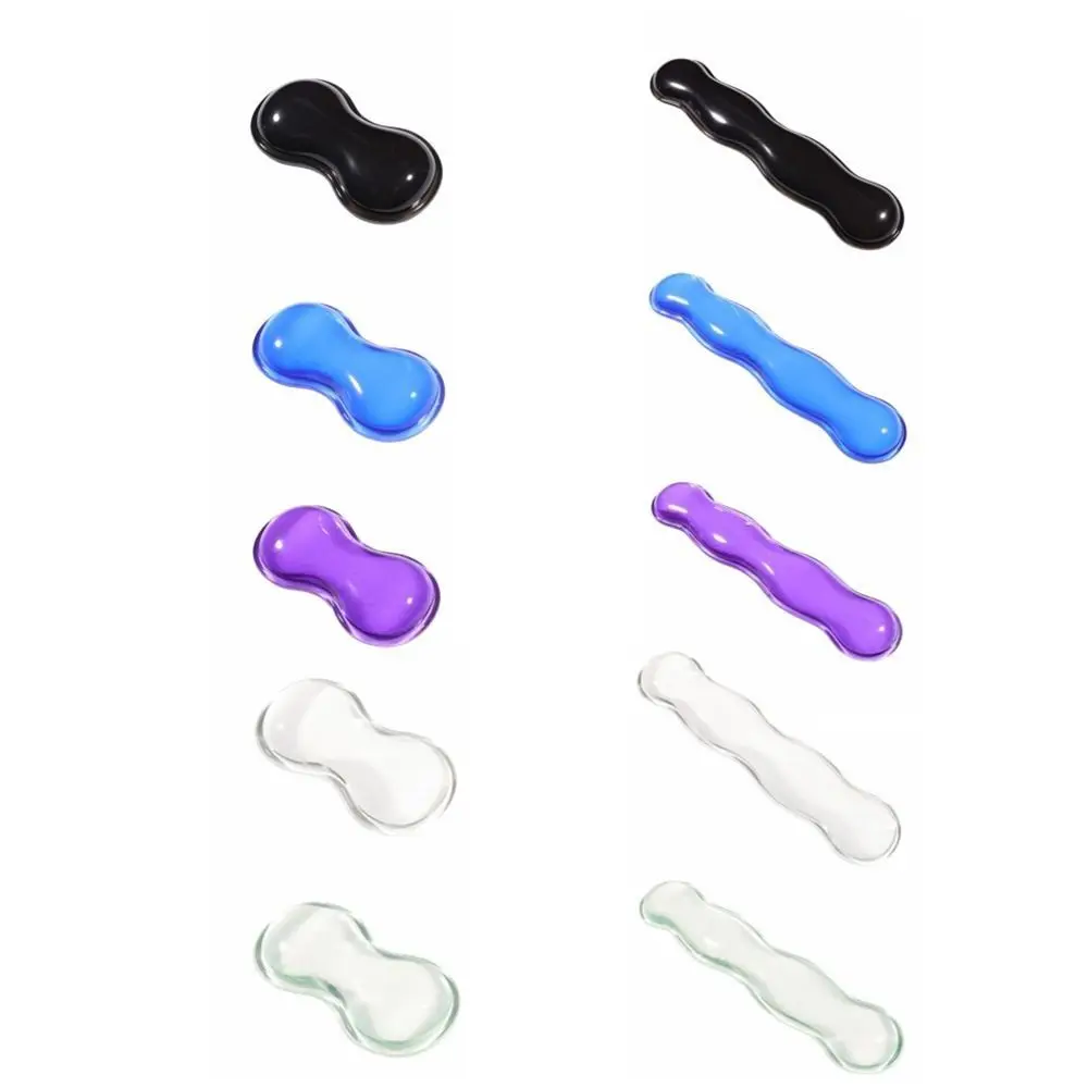 Creative Clear Mouse Wrist Rest Transparent Ergonomic Silicone Gel Wrist Pad Jelly Effectively Gel Wrist Rest Pad