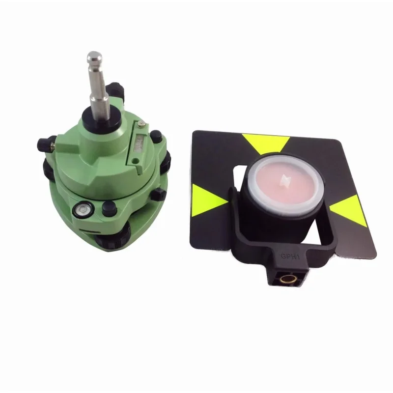 GREEN SINGLE PRISM TRIBRACH SET SYSTEM  TOTAL STATION SURVEYING