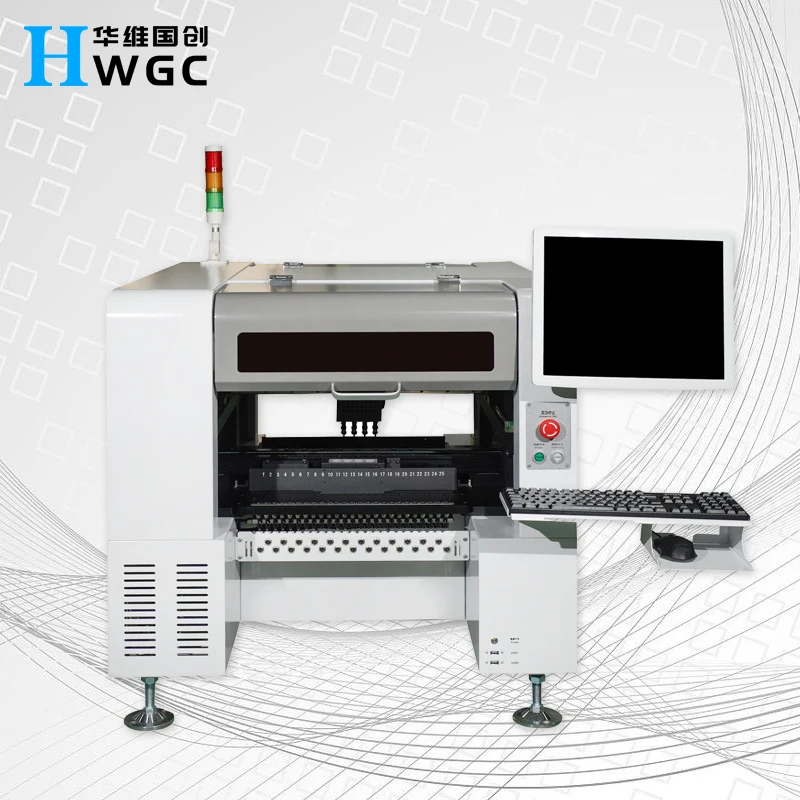 Pick and Place Machine Reliable and accurate placement for 48 ICs and BGAs HWGC HW-T4-44F SMT SMD