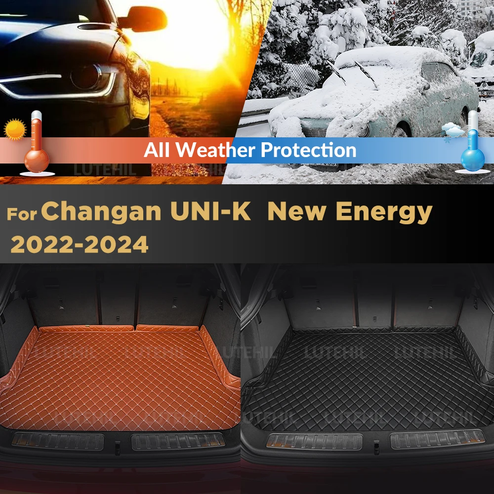 

Для Changan UNI-K New Energy 2022 2023 2024, коврик для багажника автомобиля, защитный коврик для багажника, аксессуары для интерьера