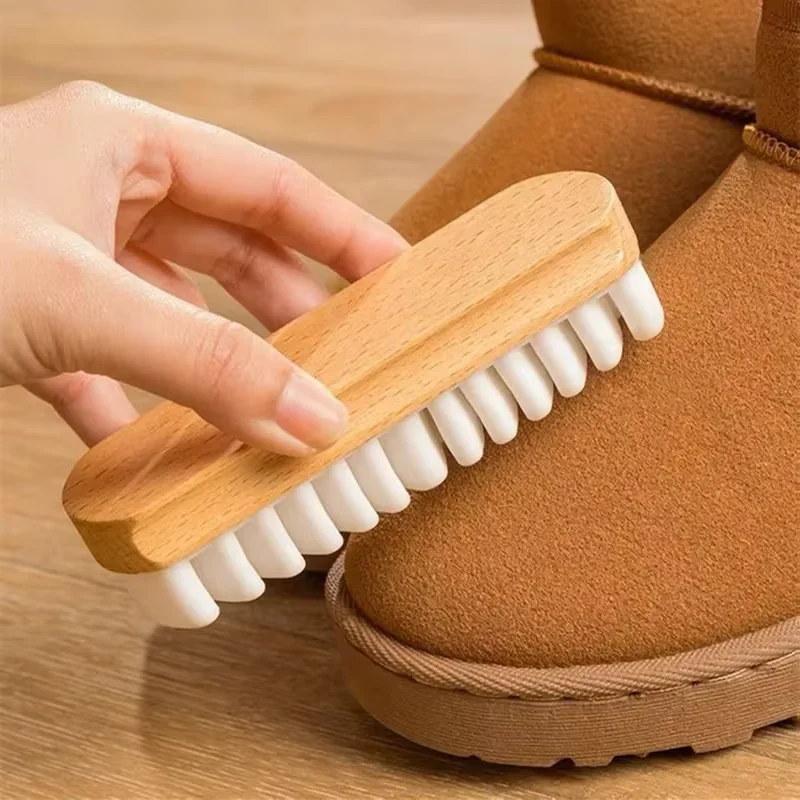 Escova de Limpeza para Camurça e Nobuck: Limpador de Sapatos, Botas e Bolsas - Escova de Limpeza e Borracha para Calçados