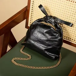 Cheap Knock-off Top Quality Genuine Best Italy Leather  Woman Handbag  Soft ᴄʀᴜsʜ 22bag