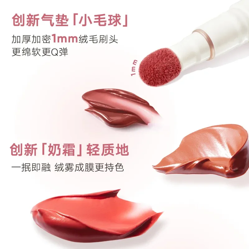 JudydoLL Matte Lip Glaze Lippenstift Lip Mud Matte Lip Powder Cream Air Cushion LipCream Wasserdicht Langlebiges, seltenes Schönheits-Make-up