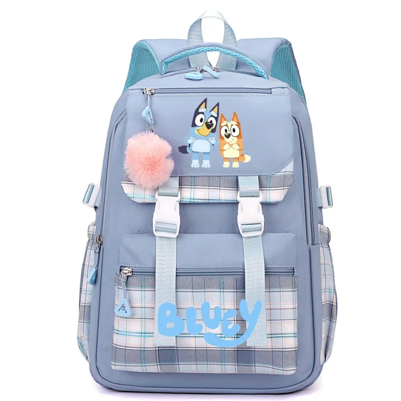 Bluey And His Friends Schoolbags For Boys And Girls  Bingo Teenagers And Children\'s Backpacks Large-capacity Cartoon Schoolbags