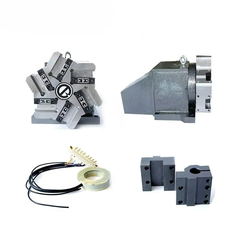 

Nc WD118-6 Flat Bed Cnc Lathe 6/8 Position and 8 Position for Cnc Tool Lathe Power