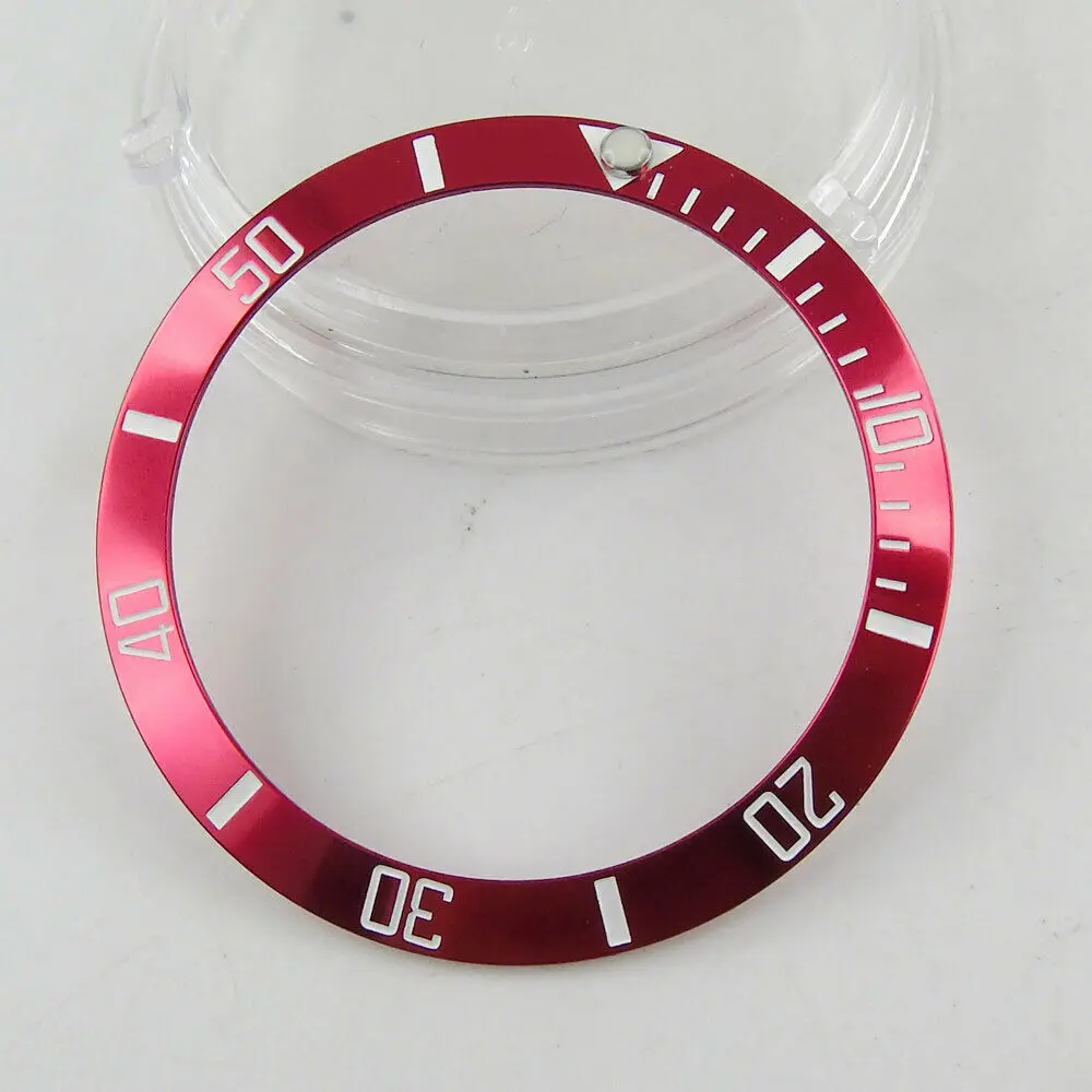 Neuer Slope Schwarz Grau 38 mm * 30,6 mm Hochwertiger Keramik-/Legierungs-Lünetteneinsatz passend für 40 mm NH35 NH34 GMT Automatikuhr
