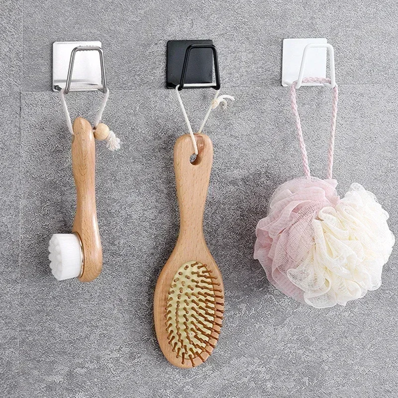 1/5Pcs Küche Schwämme Halter Edelstahl Waschbecken Schwämme Ablauf Trocknen Rack Selbstklebende Lagerung Halter Wand Haken veranstalter – Detail 9
