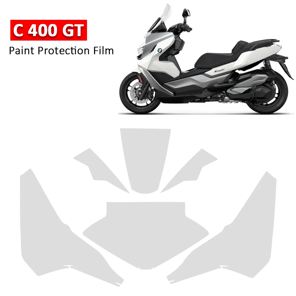 C 400 GT Motorcycle TPU Complete Protective Film For BMW C400GT C 400GT Paint Fairing Protection Kits Anti-Scratch Set Body Part