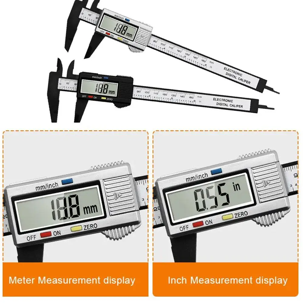Imagem -02 - Pinças Vernier Eletrônicas em Pinça de Tela Cheia Ferramenta de Medição hd Todo em Metal Ip54 0150 200 300 mm Aço Inoxidável