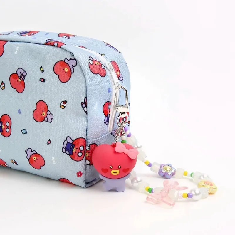 BTS Bow Doll Keychain Bag Mobile Phone Pendant Car Keychain Exquisite Accessories Cartoon Periphery view 3
