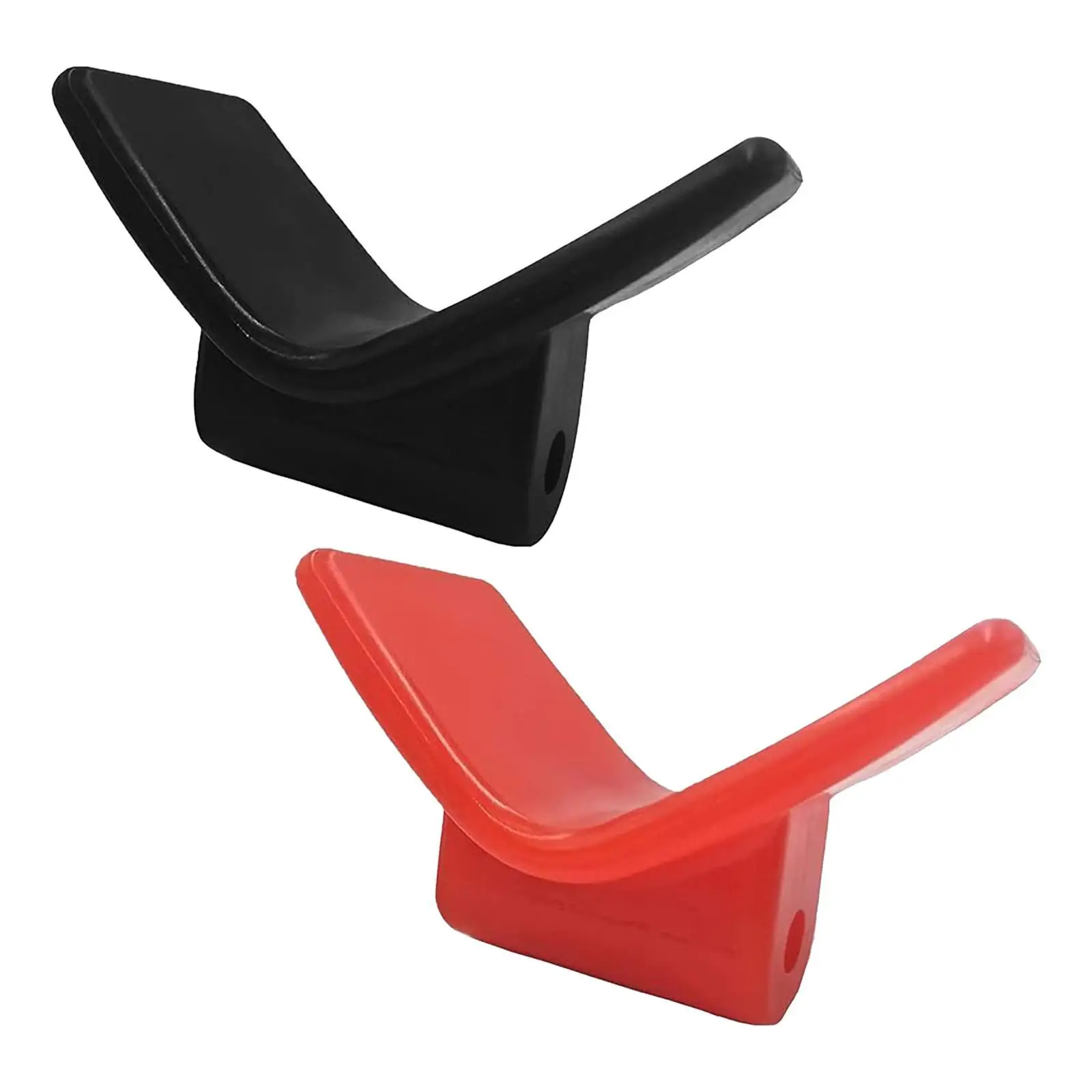 

Generic V Shaped Boat Trailer Bow Stop Low Noise Replace Part Easy to Use