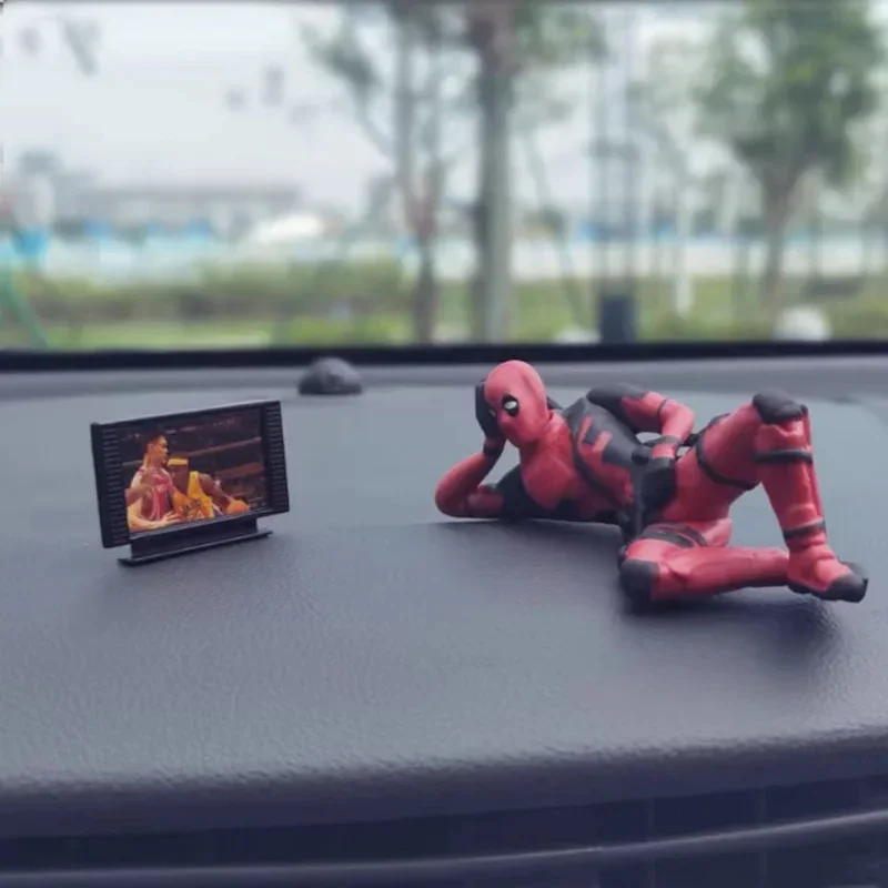 Marvels Movie Superhero Deadpools Action Figures PVC Mini Doll Car Decoration Cartoon Figurine Collection Model Toy - view 4