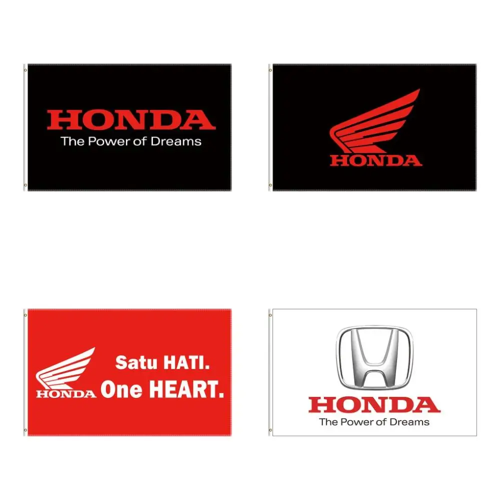 

3x5 Ft Honda The Power of Dreams Flag Polyester Car Banner for Garage Decoration