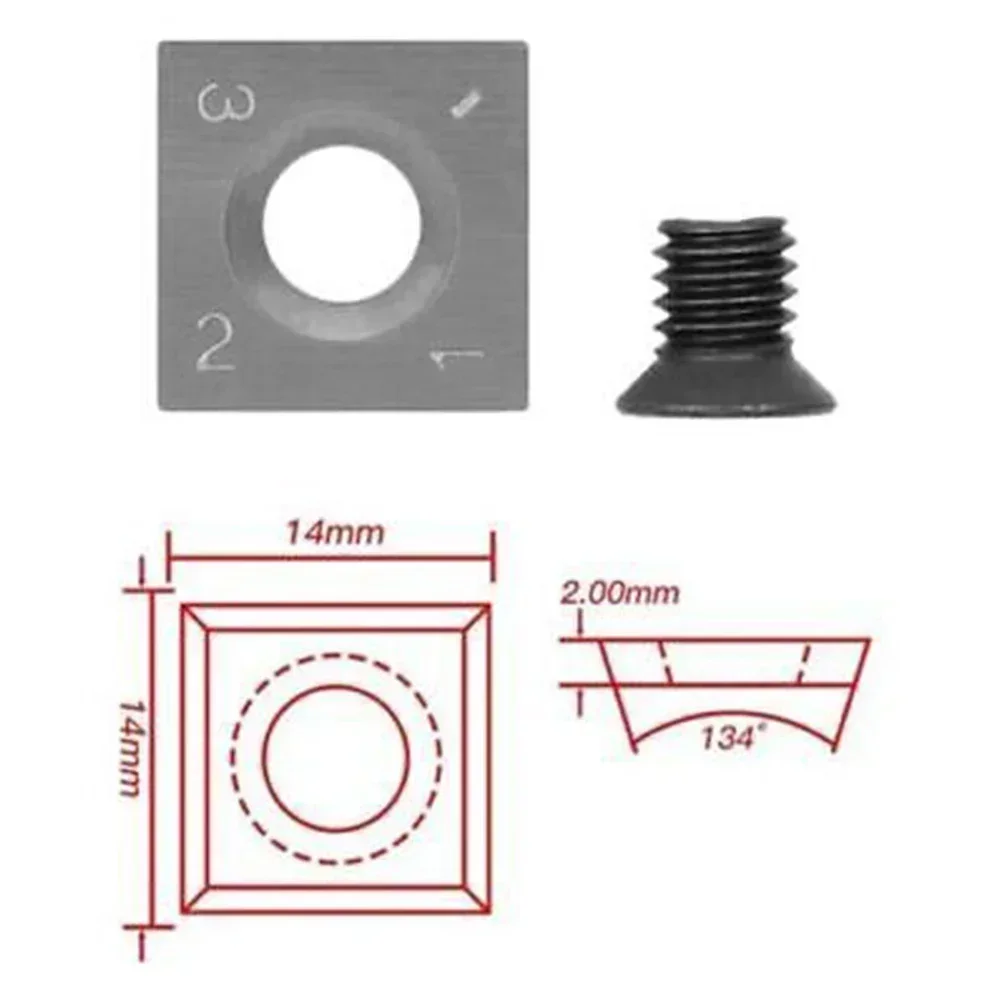 10PCCarbide Tips Inserts Blades For Chisel Cutter Wood Turning Lathe Holder-Tool Carbide Tips Inserts Blade Cutter Lathe Turning