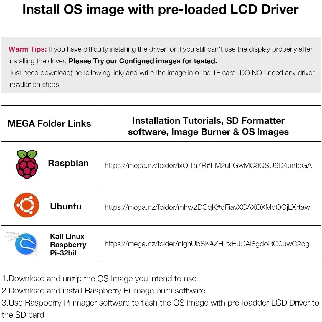 라즈베리 파이 디스플레이용 3.5인치 TFT LCD 스크린 키트, 터치 기능이 있는 3.5인치 480x320 해상도 TFT 터치 스크린 모듈