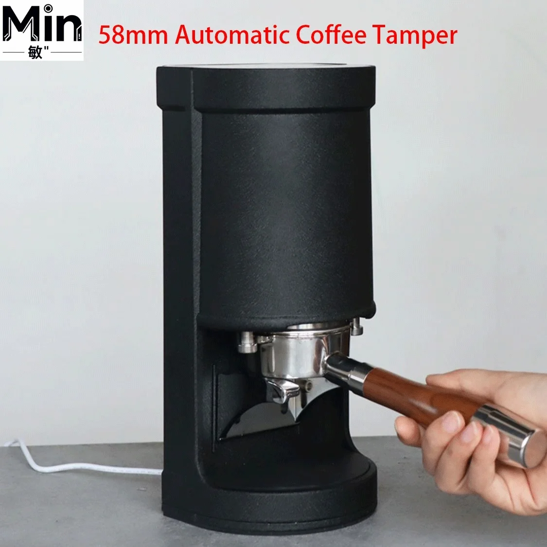 HomeWise TE-2 58mm Automatic Coffee Tamper Machine Touchscreen Espresso Tamper Adjustable Pressure 58.5MM Tamping Tool