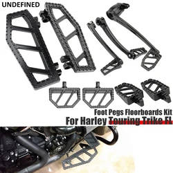 For Harley Touring Electra Road Street Glide Trike Road King 2014-2023 Foot Pegs Floorboards Brake Arm Shift Lever Shifter Peg