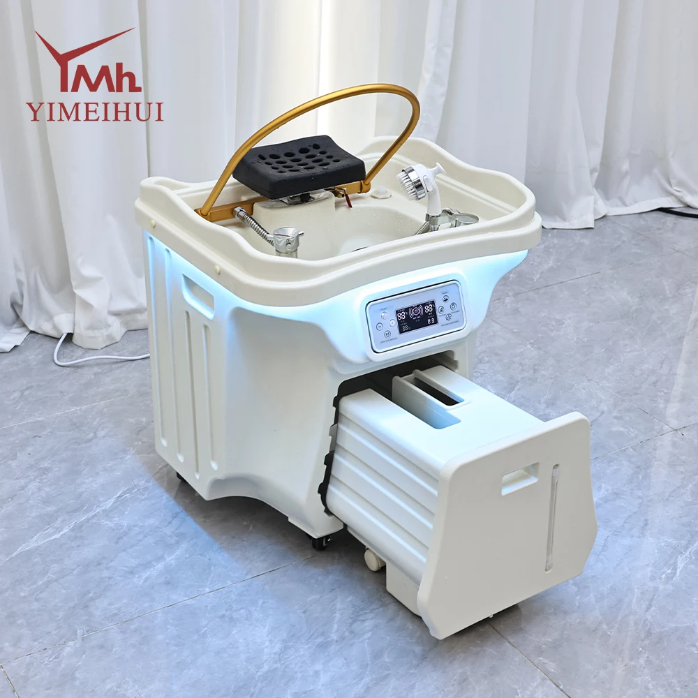 Head Spa Basin Movable No Need For Water Pipes 60L Electric Heating Suitable For Scalp Care Commercial Family Salons Ergonomic 3
