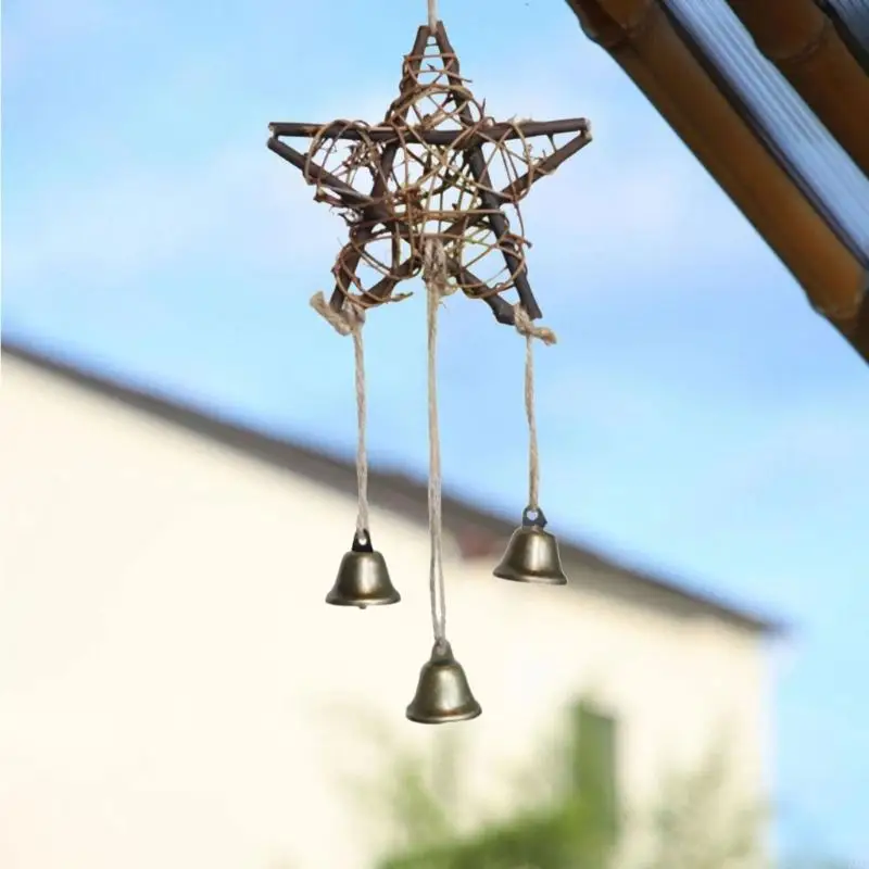 Decorative Metal and Textured Frame Hanging Auditory Feature for Outdoor Spaces – Easy Installation, Entry Point Accent 