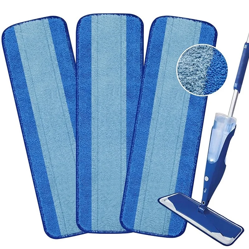 1/2/3 Stuks Microfiber Herbruikbare Dweil Pad Vervanging Voor Bona Hardhouten Vloer Reinigingsgereedschap Dweil Pads Voor Hardhouten Vloer