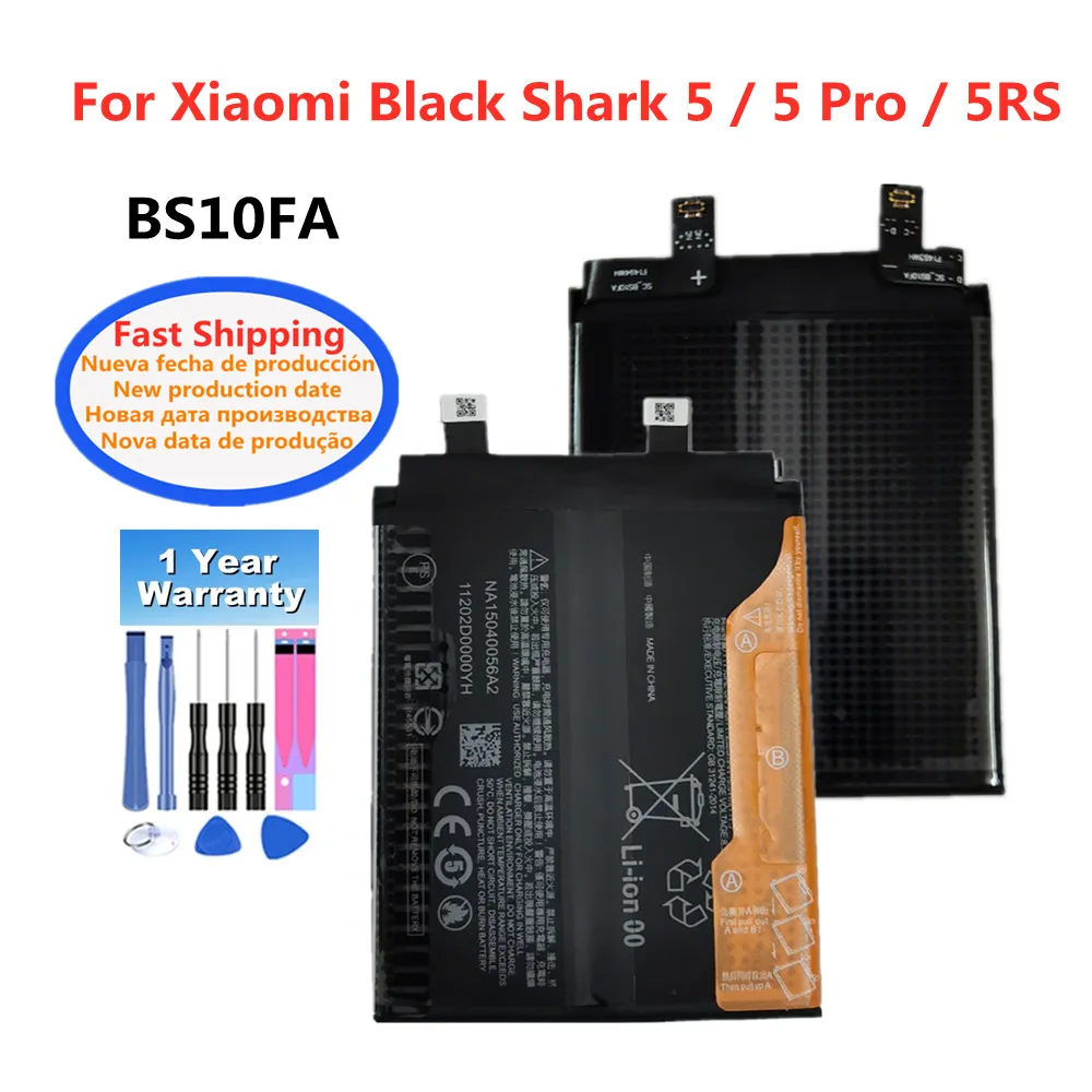 

Мощный аккумулятор BS10FA на 4650 мА · ч для Xiaomi Black shark 5 Pro 5s shark5 Pro 5Pro для Blackshark PAR-A0