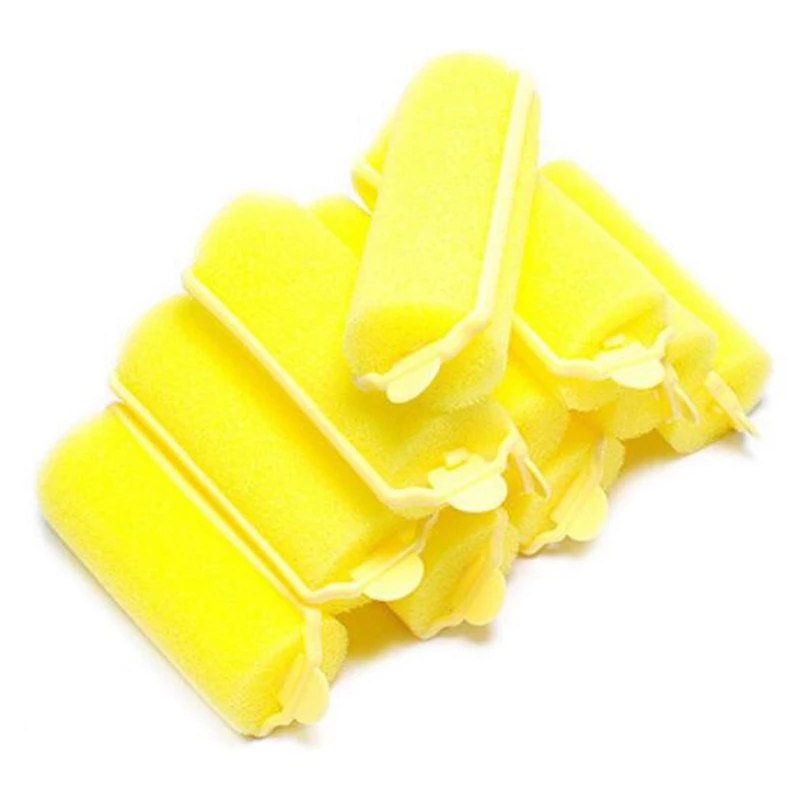 24X Magic Sponge Foam Cushion Hair Styling Rollers Popular Foam Soft Sponge Hair Roller Hair Curler Roller (2.0Mm)