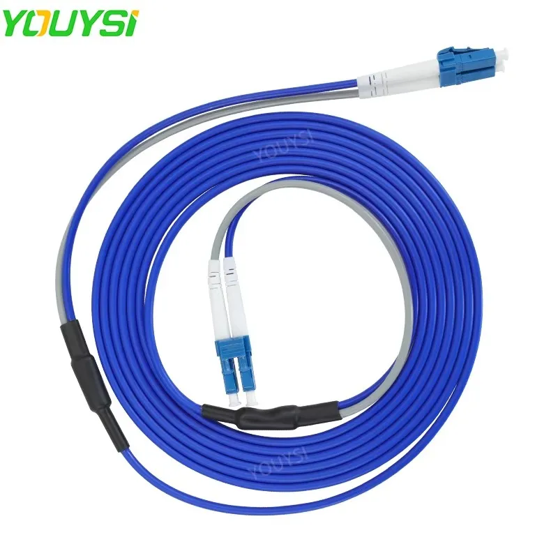 

YOUYSI LC/UPC-LC/UPC Singlemode Armored Patch Cord 2 cores 3M-30M SM PVC Jacket SC LC FC fiber Optical Fiber Jumper Cable