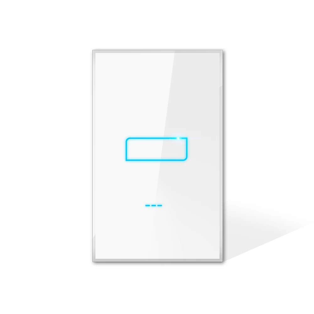 Zigbeeスマートホームタッチスクリーンライトスイッチオーストラリア規格2ギャング1ウェイLEDスイッチWifiスマートフォンアプリリモート