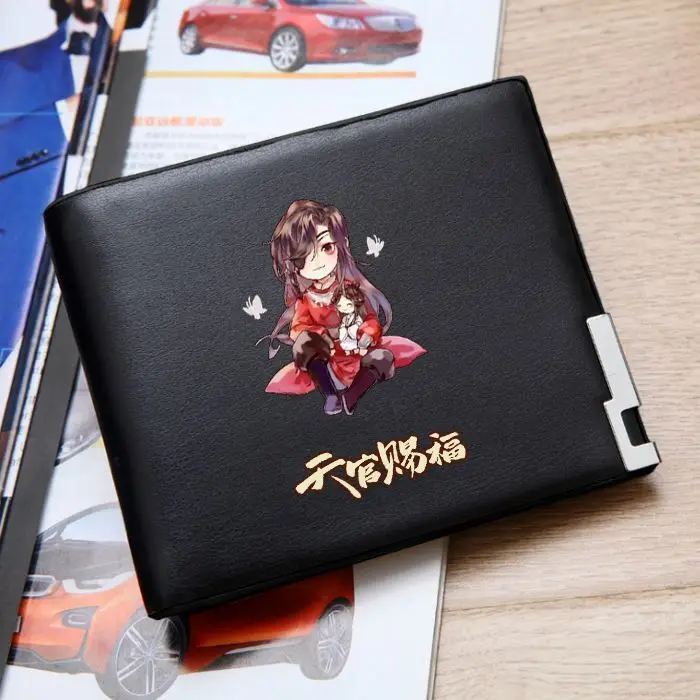 Tian Guan Ci Fu Anime Trendy Short For Teenagers Middle School Boys And Girls Cartoon Wallet Full Color Anime