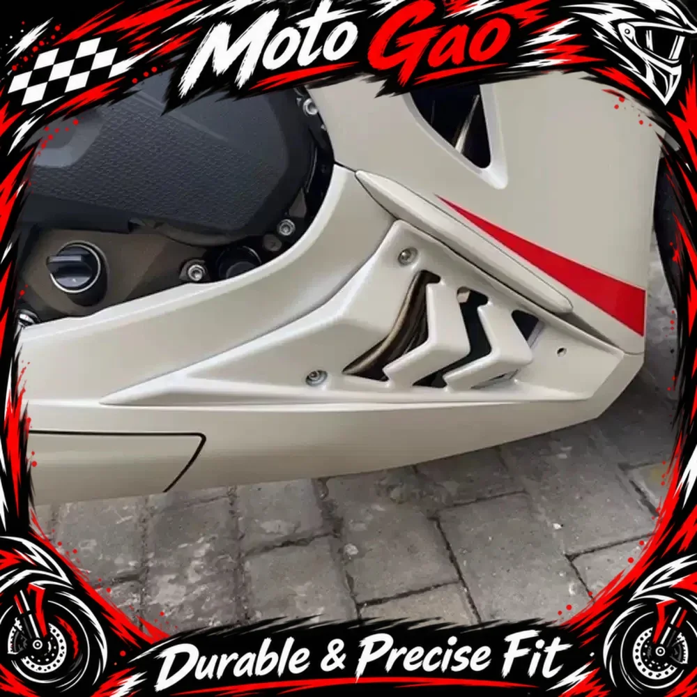 【Precise Fit】FOR QJMOTOR SRK800RR motorcycle modification parts: shark fin side panels, exhaust shark gill accessories.