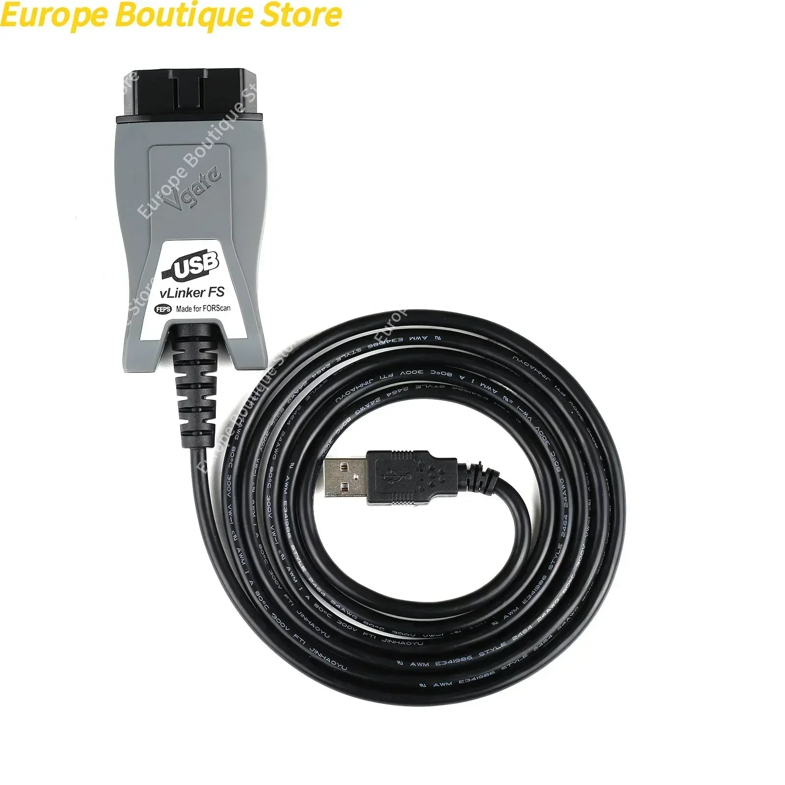 أفضل جودة بوابة VLinker FS ELM327 لفورد للمسح HS/MS-CAN ELM 327 Obd2 أدوات واجهة الماسح الضوئي التشخيصي للسيارة obdii