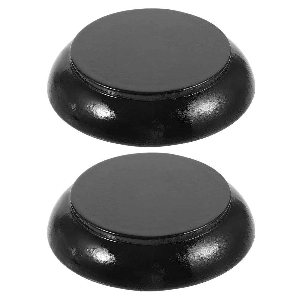

2Pcs Auction Hammer Base Gavels Sound Block Wooden Courtroom Decorative Sturdy Professional Kids Toy Lawyer Prop Judgment