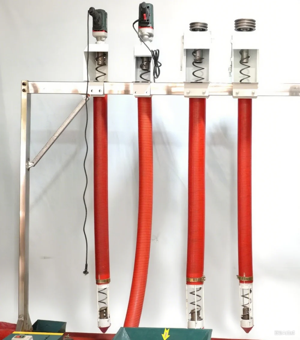 Bestseller Dual Drive High Efficiency Hose Conveyor Customizable Speed CE Certified Bulk Conveying of Plastic Pellets