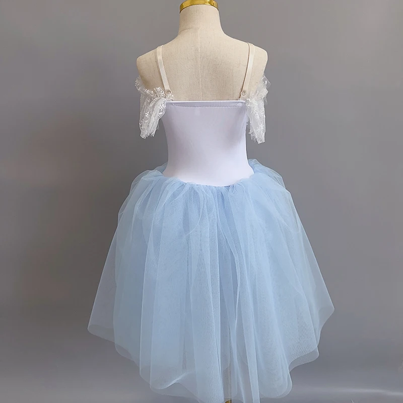 Frauen Kinder Tutu Rock Performance Kleid profession elle Ballett Performance Kleid langes Kleid kleine Schwan flauschige Garn Kleid