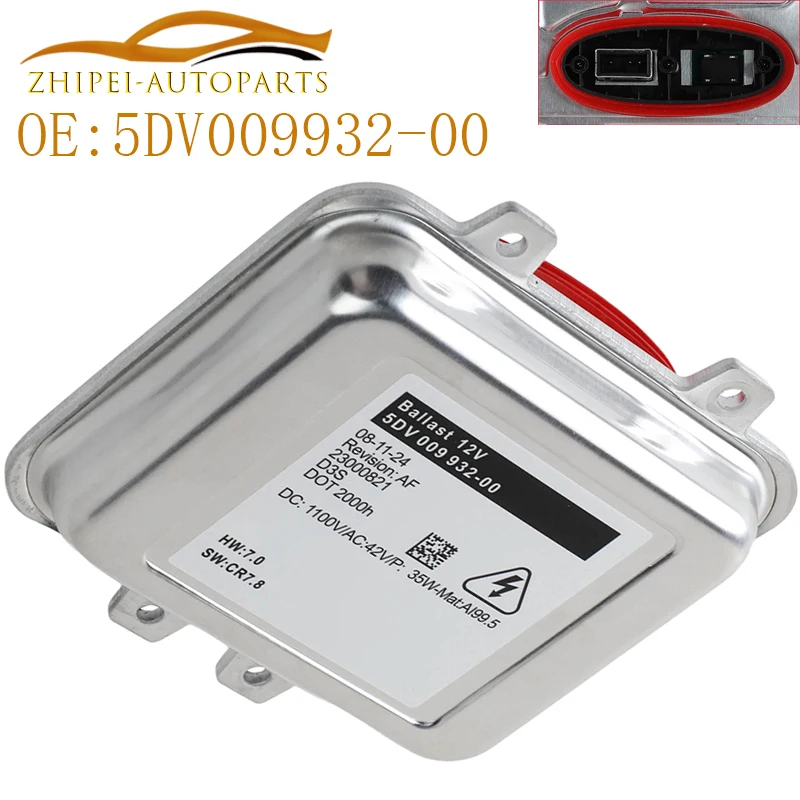 5DV009932-00 balastro de faro de xenón HID para coche 5DV00993200 13434016 95863159701 1207255 para Porsche Cayenne para Opel Insignia