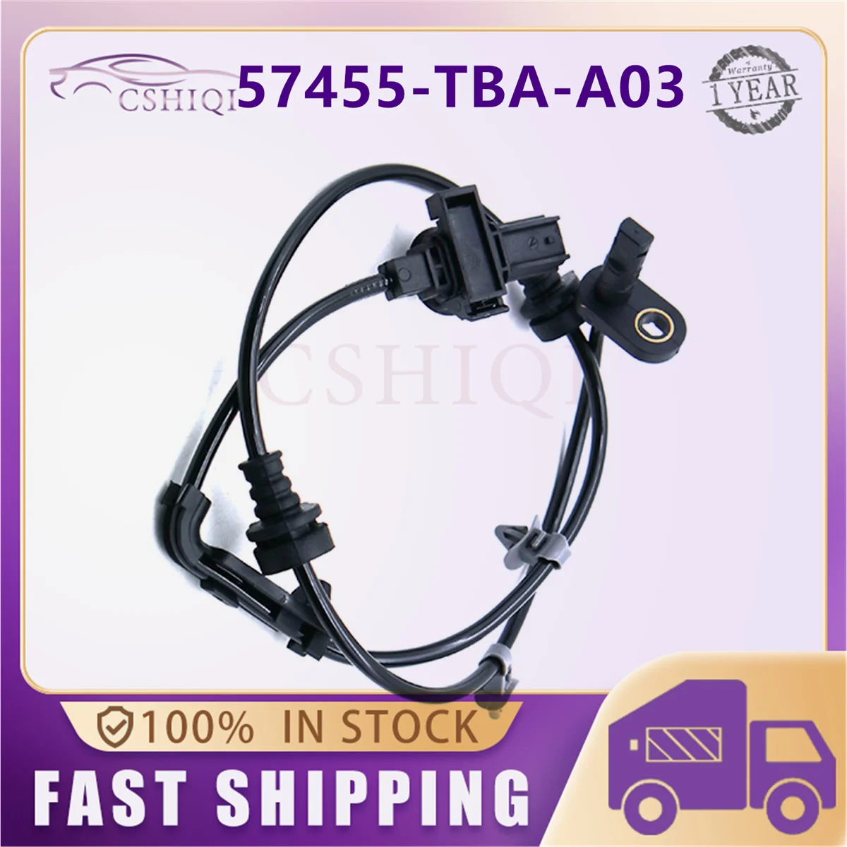 57450-TBA-A03 Front Left Right Wheel ABS Speed Sensor 57455-TBA-A03 For Honda Civic FC FK Tenth Generation 2016-2021 Accessories