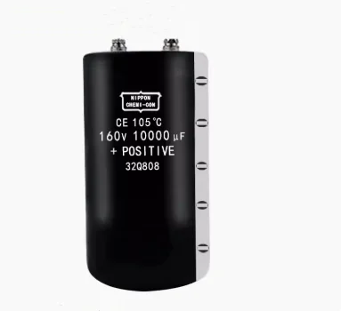 ボルト-スクリュー接続型コンデンサ-160v-10000uf-電解コンデンサ-65-105mm