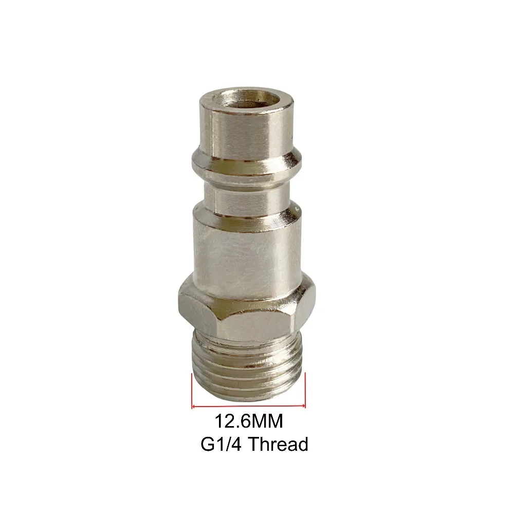 European Type Pneumatic Fitting PM/SM20 EU Standard Quick Coupling Connector Coupler For Air Compressor With G1/4 Male Thread image 5