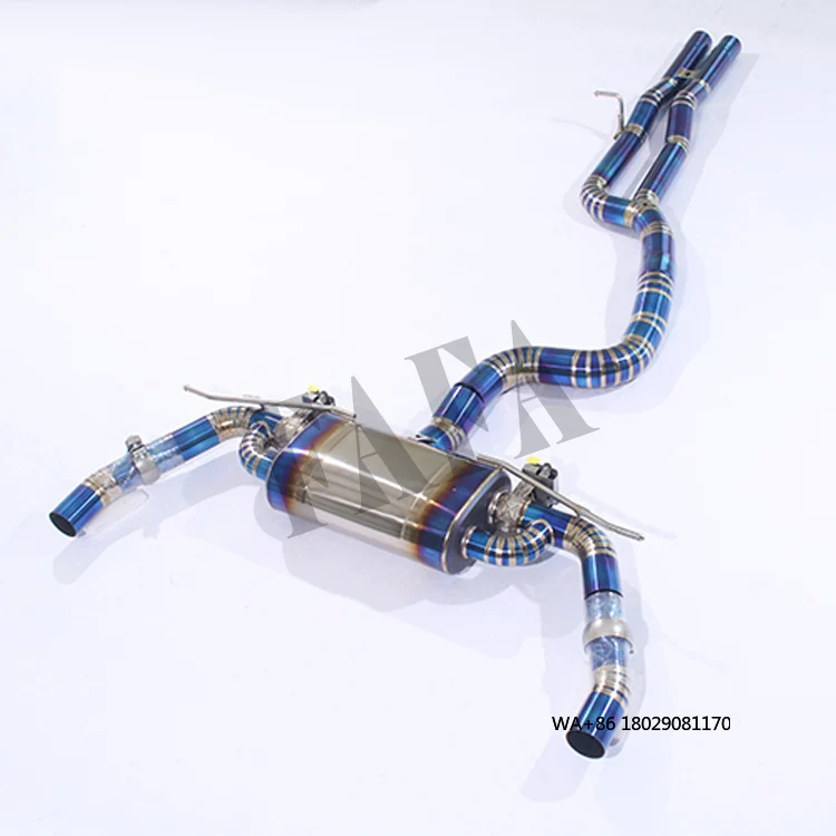 

For RS3 Titanium Exhaust System Mid-tail High-performance Catback Exhaust Pipe Electric Valve Muffler