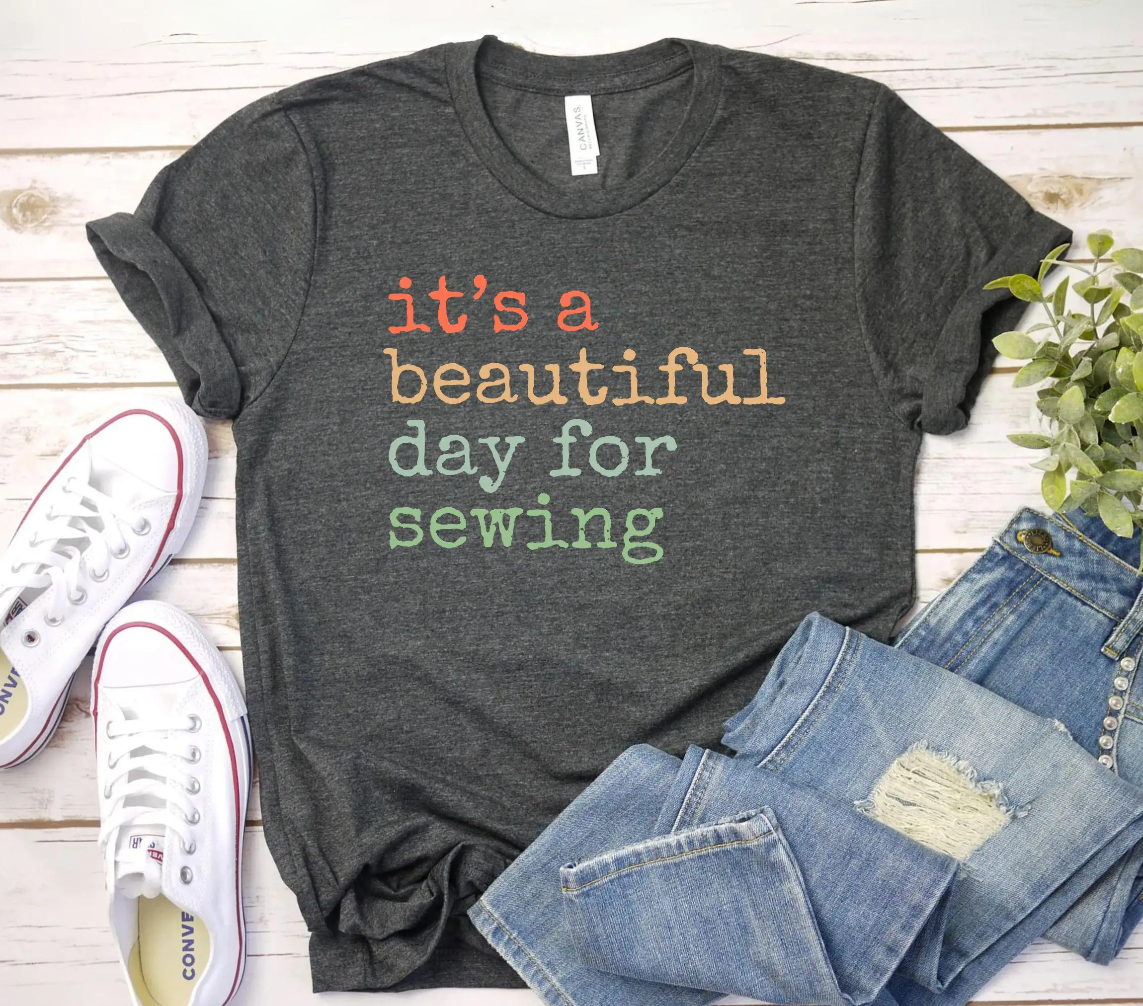 its a beautiful day for Quilter  For Her  Seamstress Funny Sewing Shirt  Machine Shirt  Gift