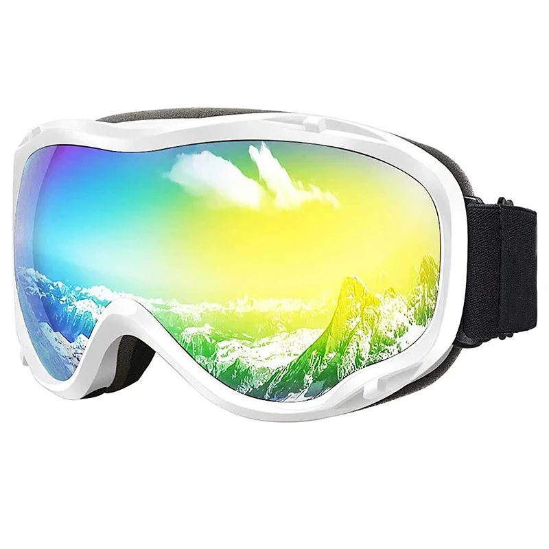 Snow White Glass Goggles Removeable Strap Goggles Low Rate Ski