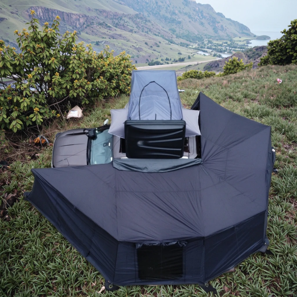 4x4 Offroad Waterproof 270 360 Degree Side Awning Retractable Side Awnings with Sidewall